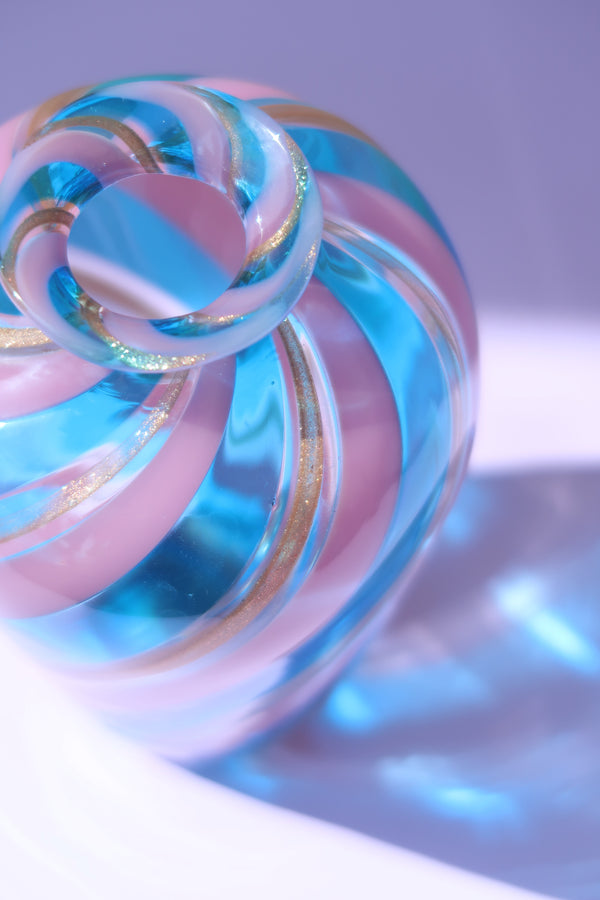 Over de mooie vintage Murano vazen met swirl