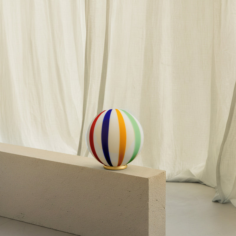 Murano Candy tivoli bordslampa D:30 cm