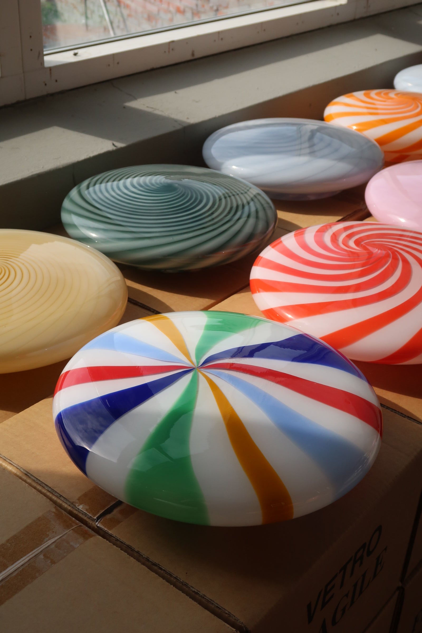 Murano Candy tivoli plafond D:30 cm