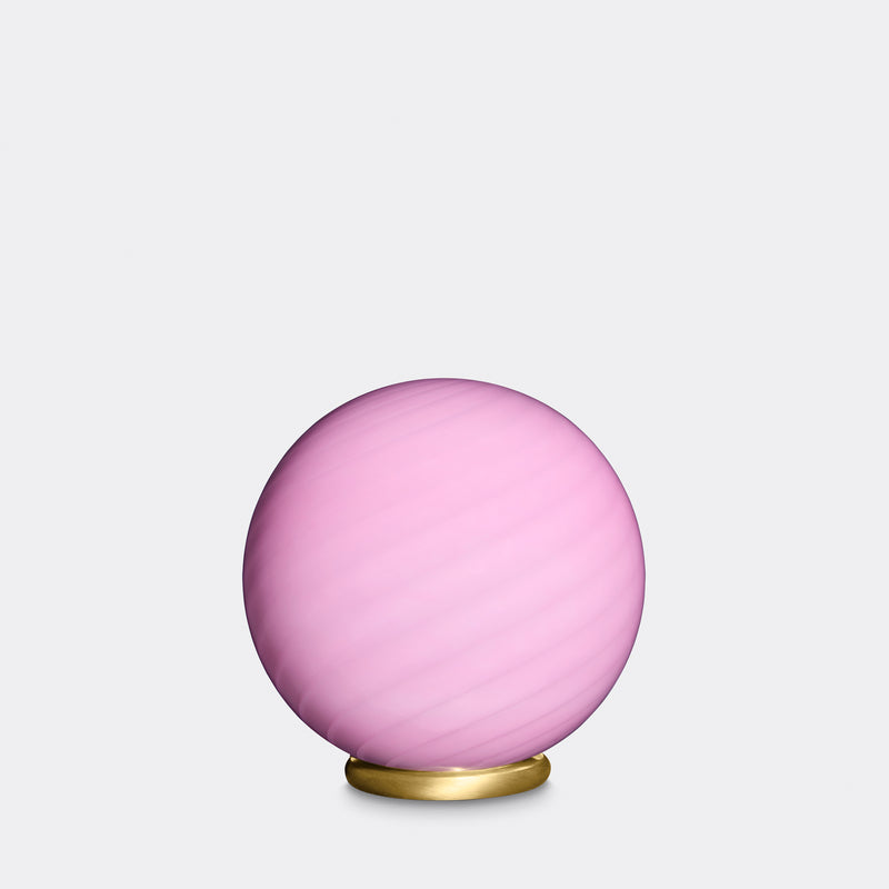 Murano Candy table lamp bubble gum swirl D:20 cm