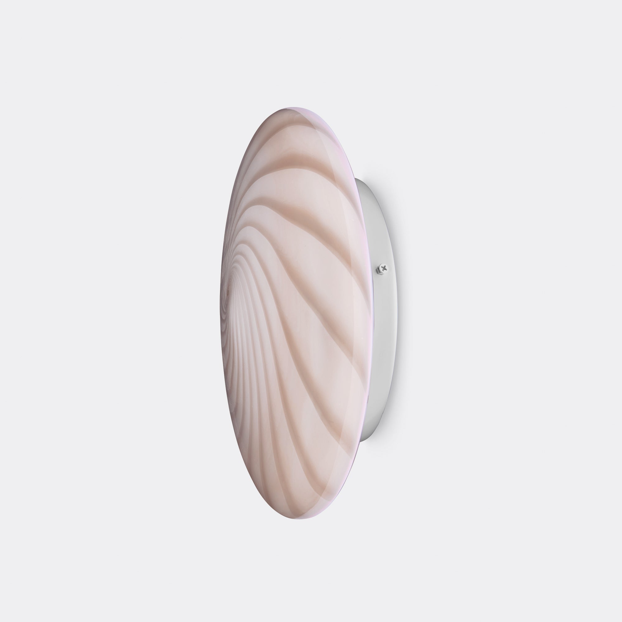 Murano Candy plafond karamell creme swirl D:30 cm