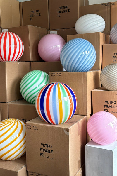 Murano Candy tivoli pendel D:30 cm