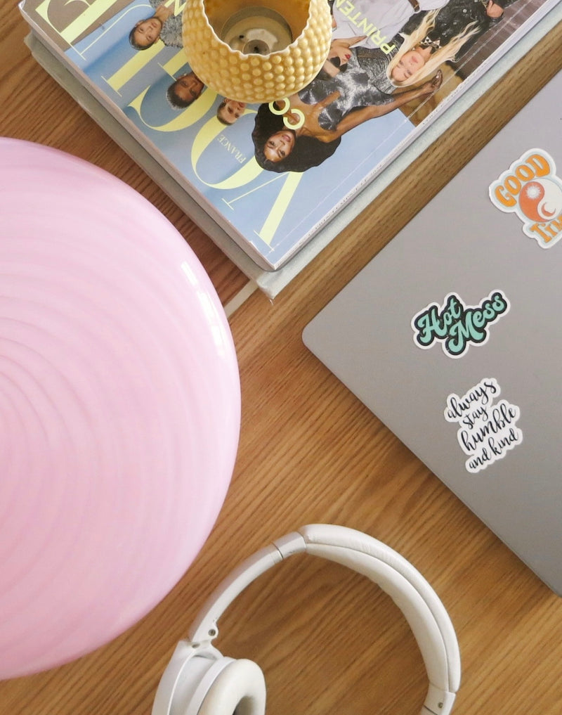 Murano Candy plafond bubble gum lyserød swirl D:30 cm