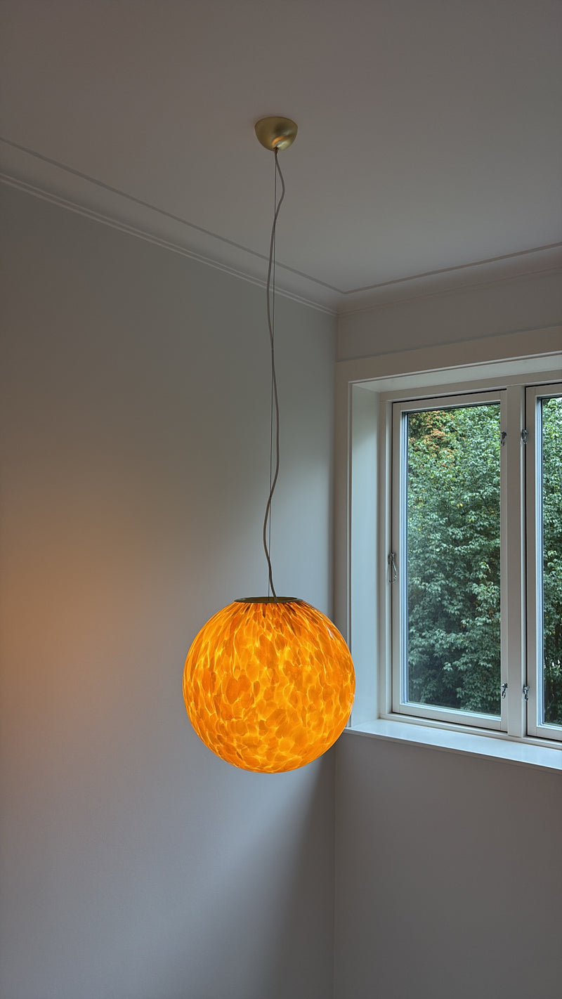 Murano Candy pendant Amber Tortoise, Ø40 cm – image 4