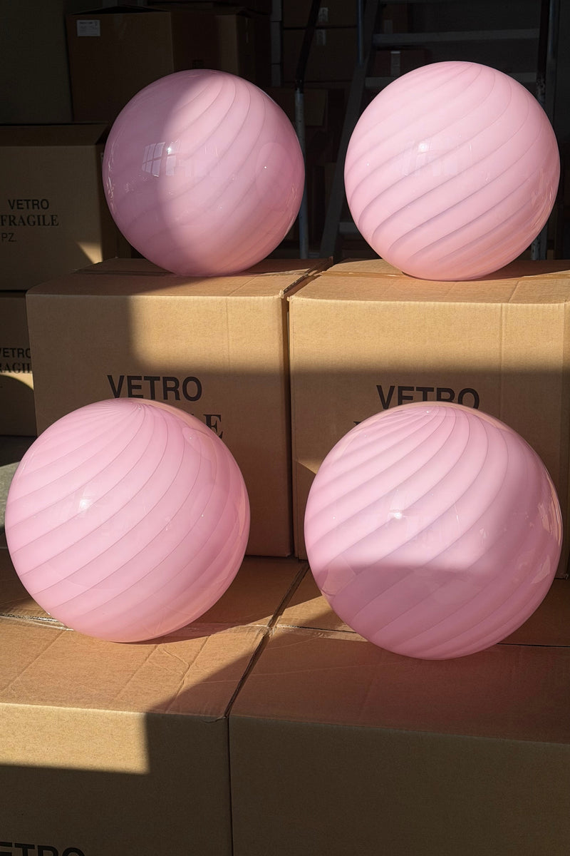 Murano Candy tafellamp bubble gum swirl D:30 cm