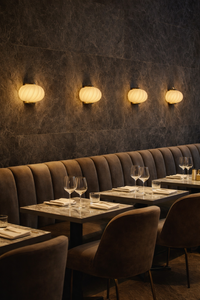 Murano Lampa ścienna Candy różowo-żółte paski 21x15cm