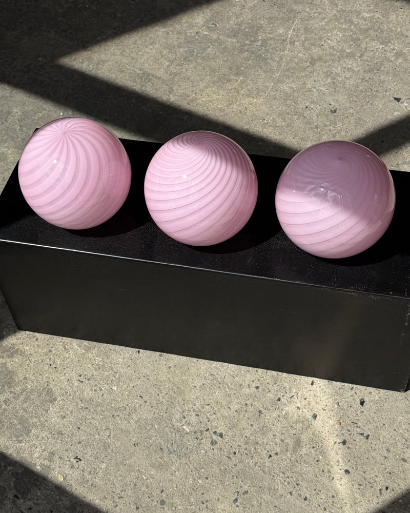 Murano Lampe de table Candy bubble gum swirl D:20 cm