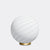 Murano Candy bordslampa vit swirl D:30 cm