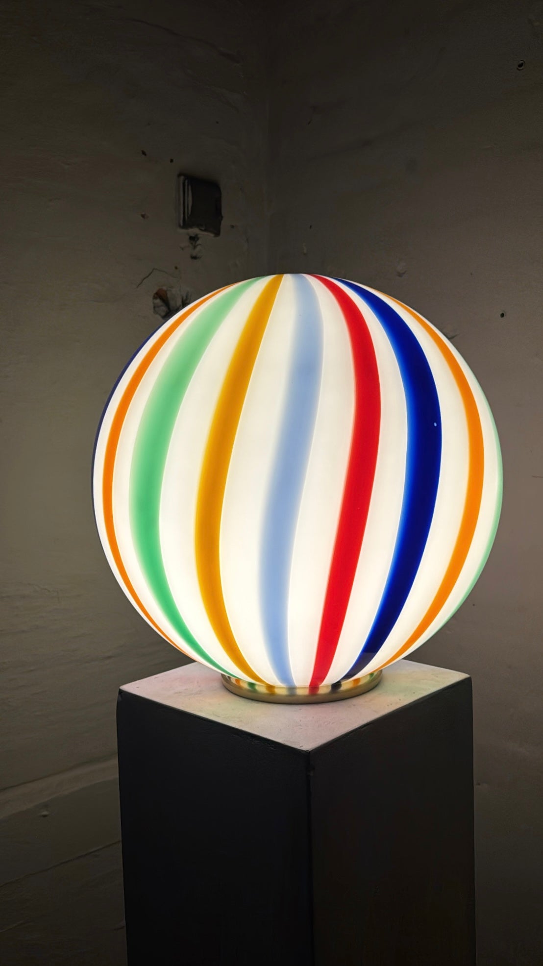 Murano Candy tivoli bordlampe D:40 cm