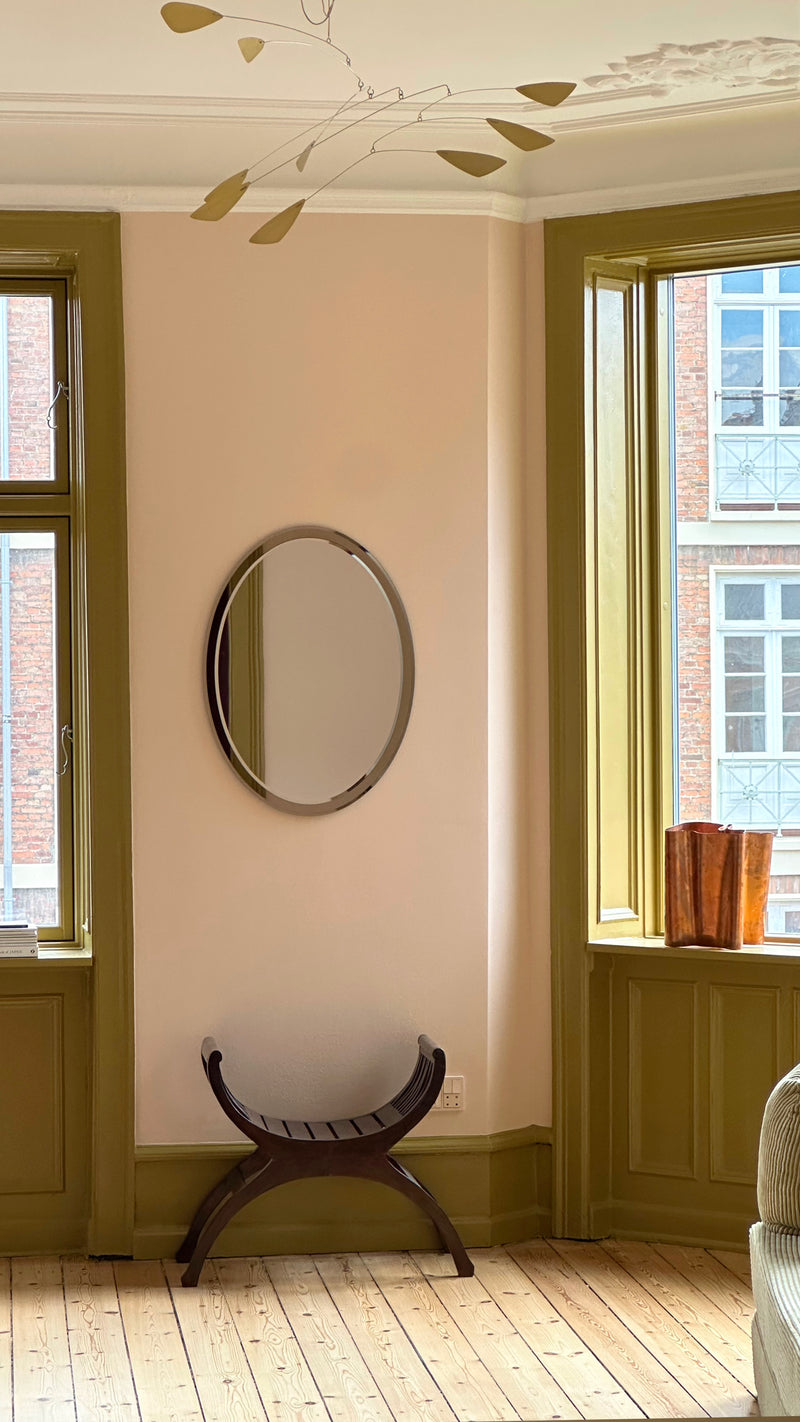 Miroir ovale Aura 55 x 75 cm - bronze