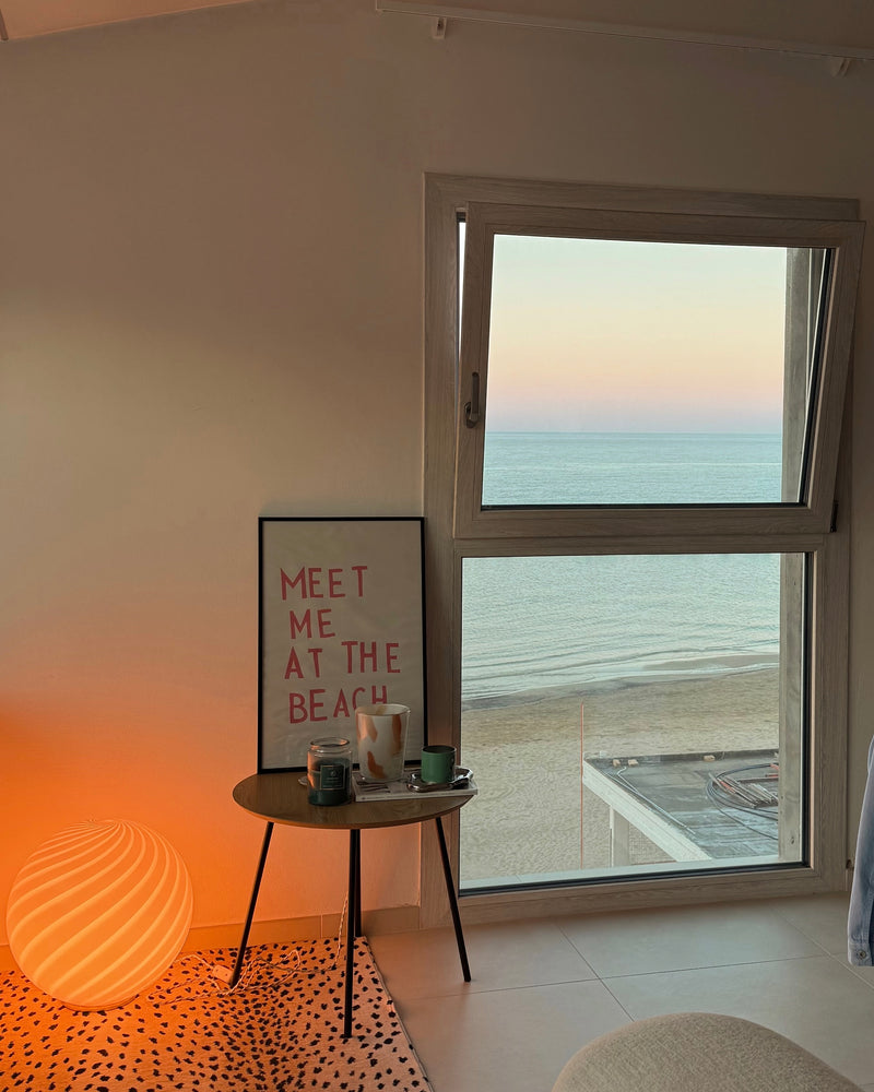 Murano Candy floor lamp bubble gum swirl D:40 cm