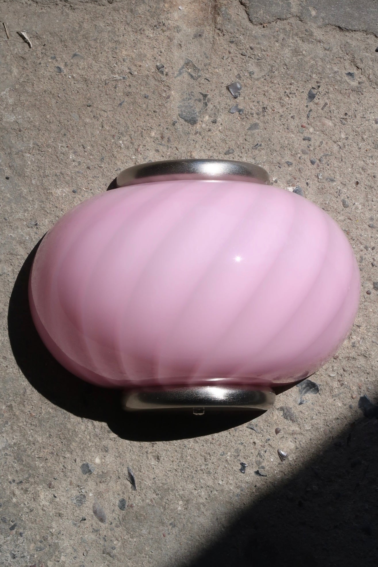 Murano Candy væglampe bubble gum swirl 21x15cm