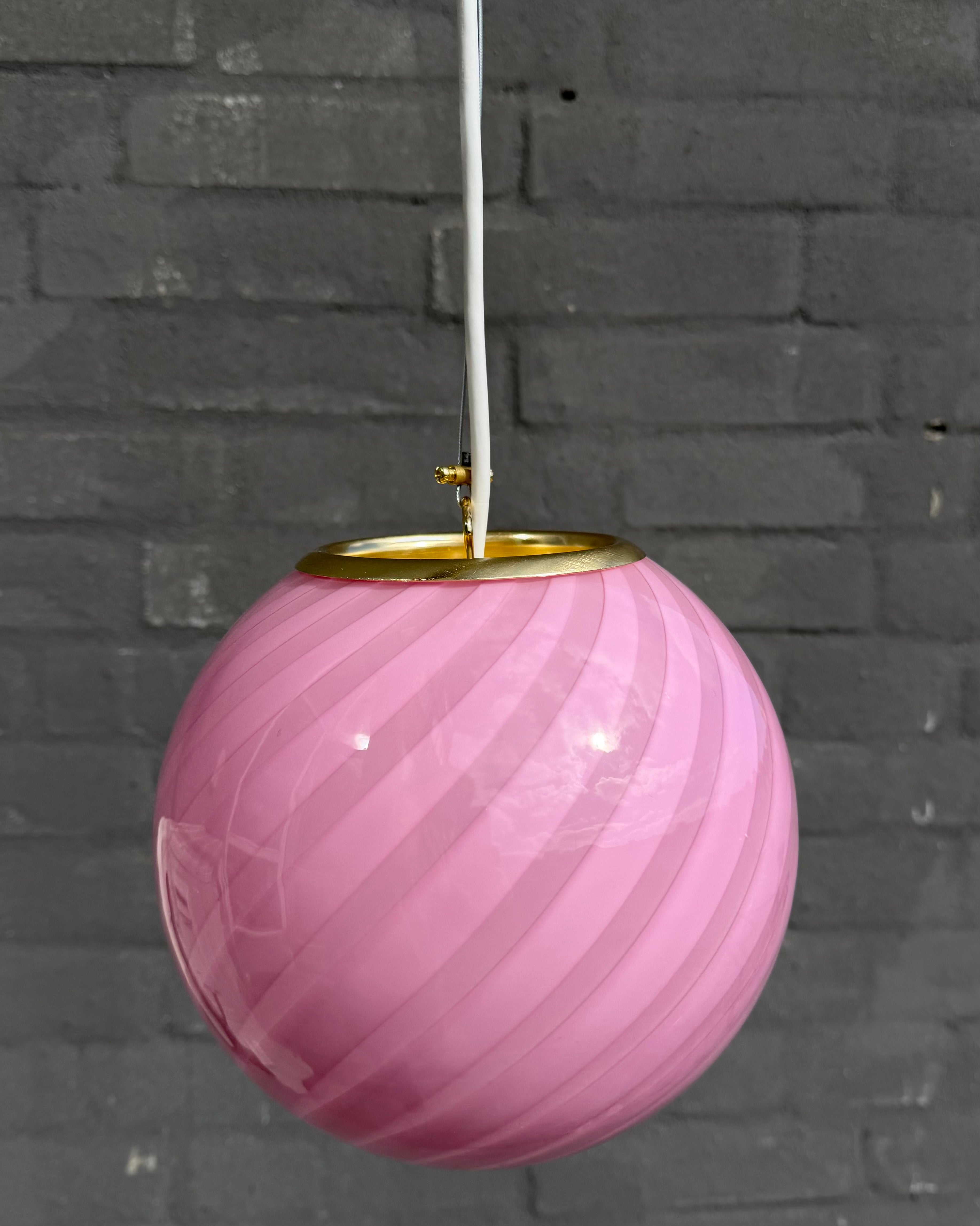Murano Candy pendant bubble gum pink D:20 cm