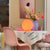 Murano Candy table lamp bubble gum swirl D:30 cm