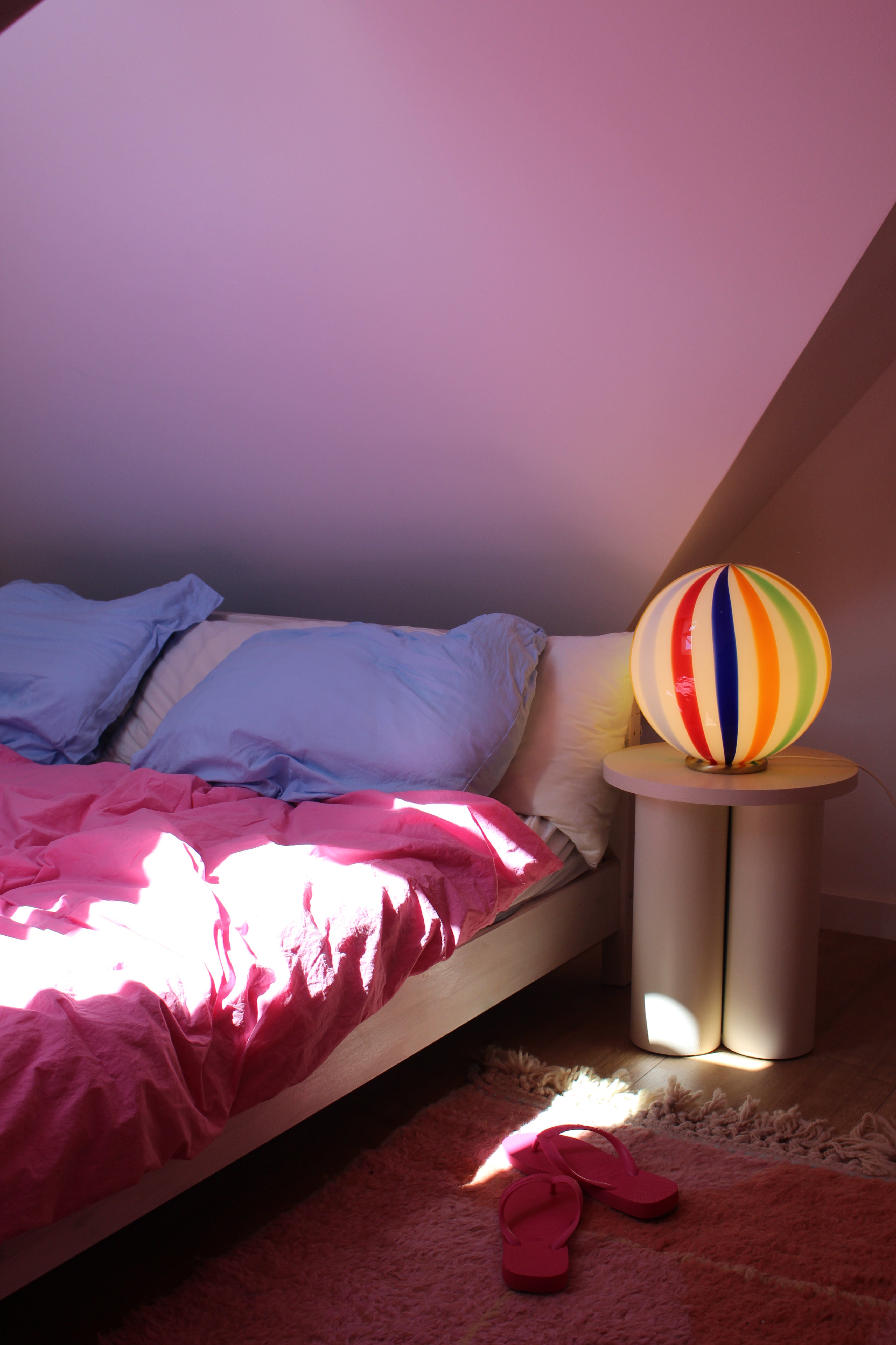 Murano Candy tivoli bordlampe D:30 cm