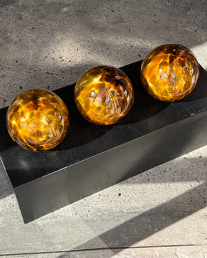Murano Candy pendel Amber Tortoise, Ø20 cm