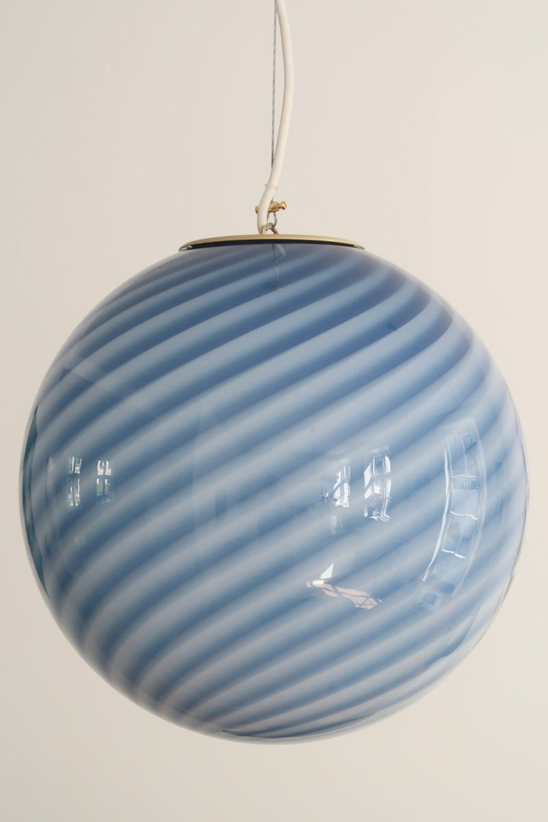 Murano Candy pendant blue swirl D: 30 cm