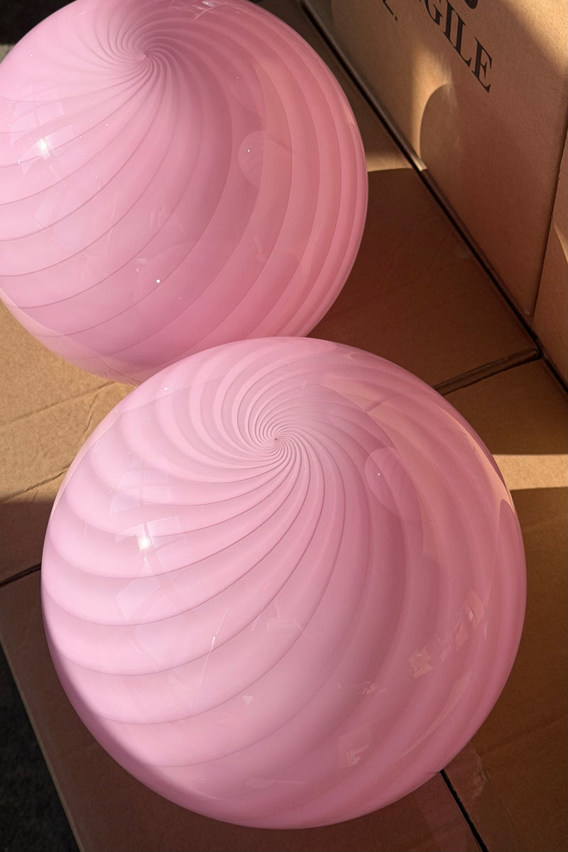 Murano Candy tafellamp bubble gum swirl D:30 cm