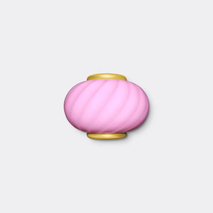 Murano Candy muurlamp bubblegum swirl 21x15cm