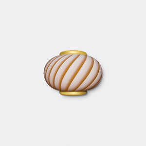 Murano Candy wandlamp karamel crème swirl 21x15cm