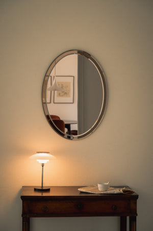 Miroir ovale Aura 55 x 75 cm - bronze
