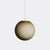 Murano round swirl gray brown ceiling lamp pendant D: 30 cm