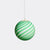 Murano Candy pendant light green/white swirl D: 30 cm