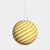 Large Murano Candy pendant yellow/white swirl D: 40 cm
