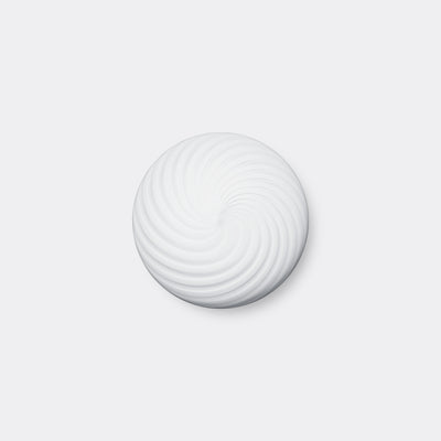 Murano Candy wandlamp wit swirl D:14 cm