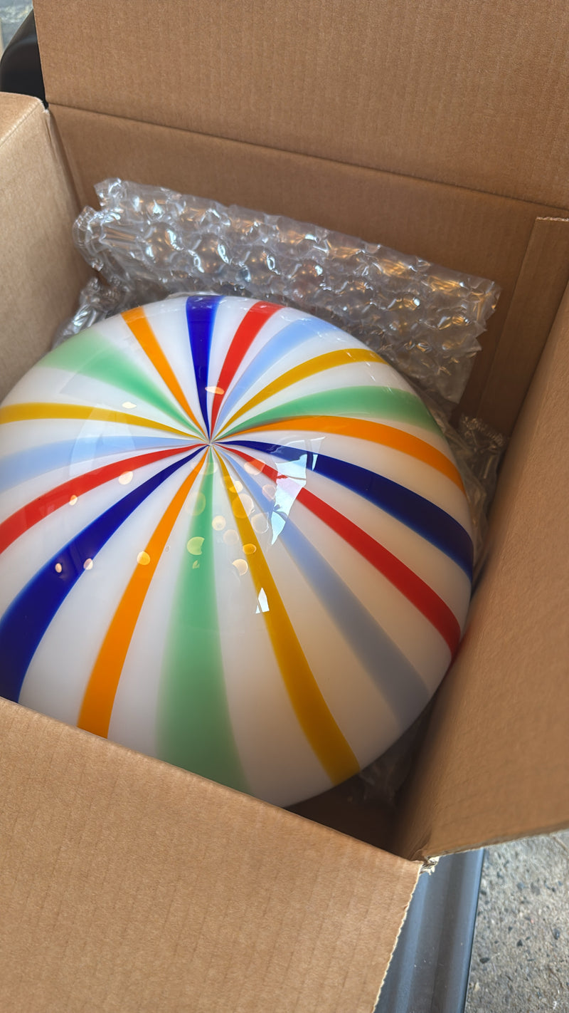 Stor Murano Candy tivoli pendel D:40 cm