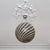 Stor Murano Candy lampa wisząca szaro-brązowy swirl D:40 cm