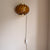 Murano Candy wall lamp orange amber swirl 21x15cm