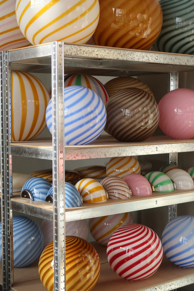 Murano Candy pendel bubble gum lyserød D:30 cm [archive]