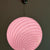 Stor Murano Candy lampa wisząca bubble gum różowa Śr. 40 cm