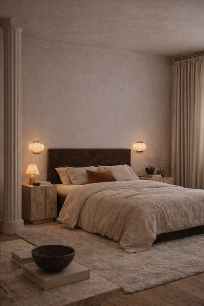 Murano Candy vägglampa karamell kräm swirl 21x15cm