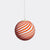 Murano Candy pendant light red/white swirl D: 30 cm