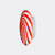 Murano Candy flush mount red/white swirl D: 30 cm