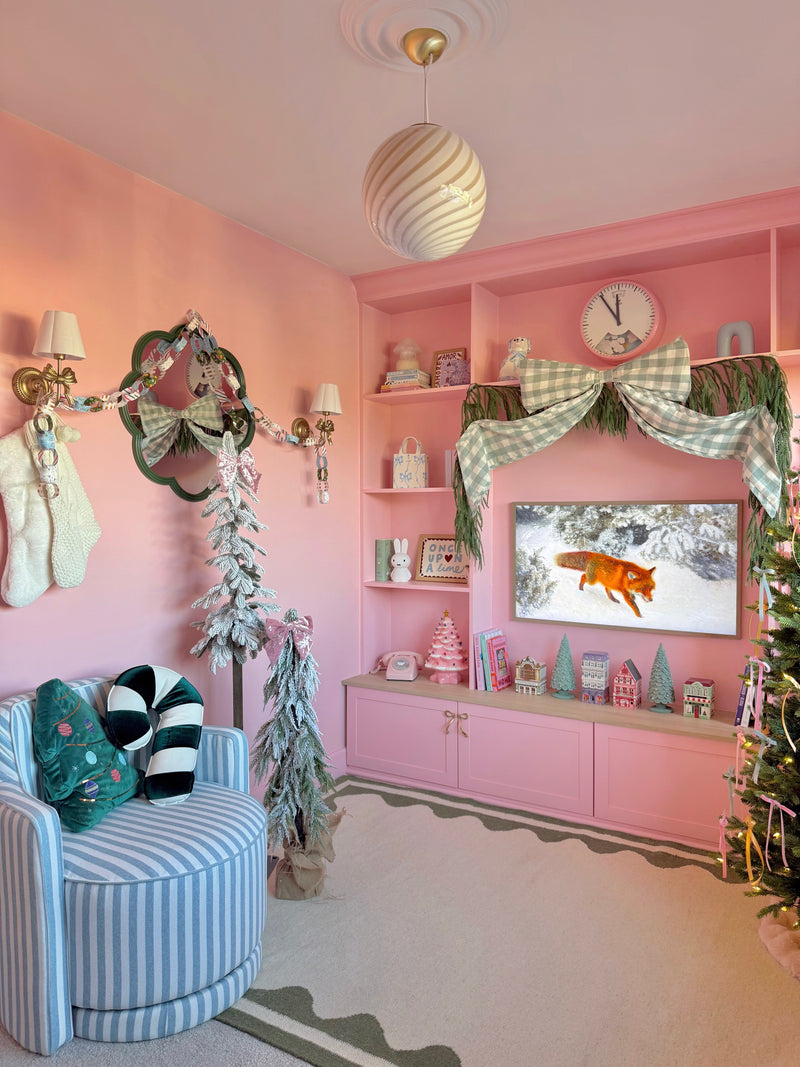 Murano Candy pendant caramel cream swirl D:30 cm