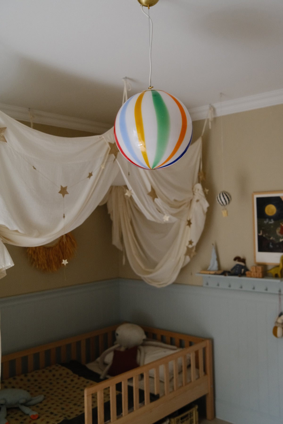 Murano Candy Beach Ball suspension D:30 cm