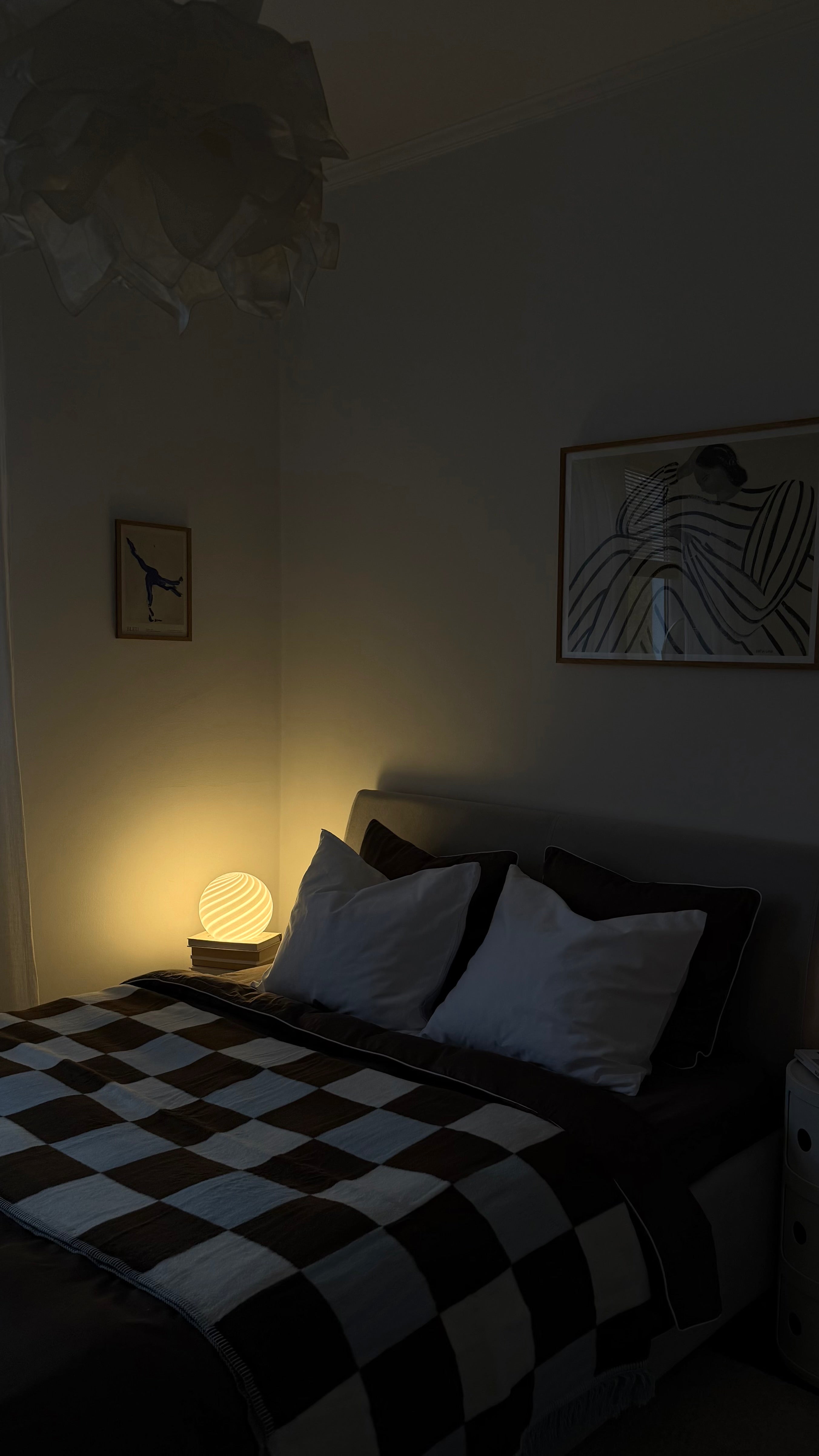 Murano lampka stołowa z dmuchanego szkła jako lampka nocna