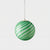 Murano Candy pendel groen/wit swirl D:30 cm